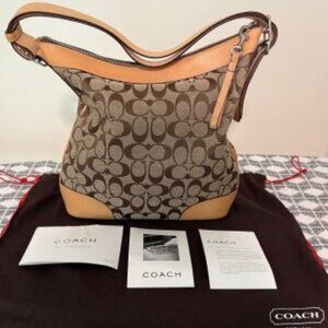 Vintage Coach Signature Shoulder/Crossbody Bag